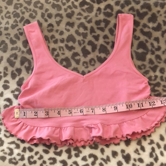 NWOT Free People Movement Ruffle Top in Pink Size XS/S - Picture 10 of 13